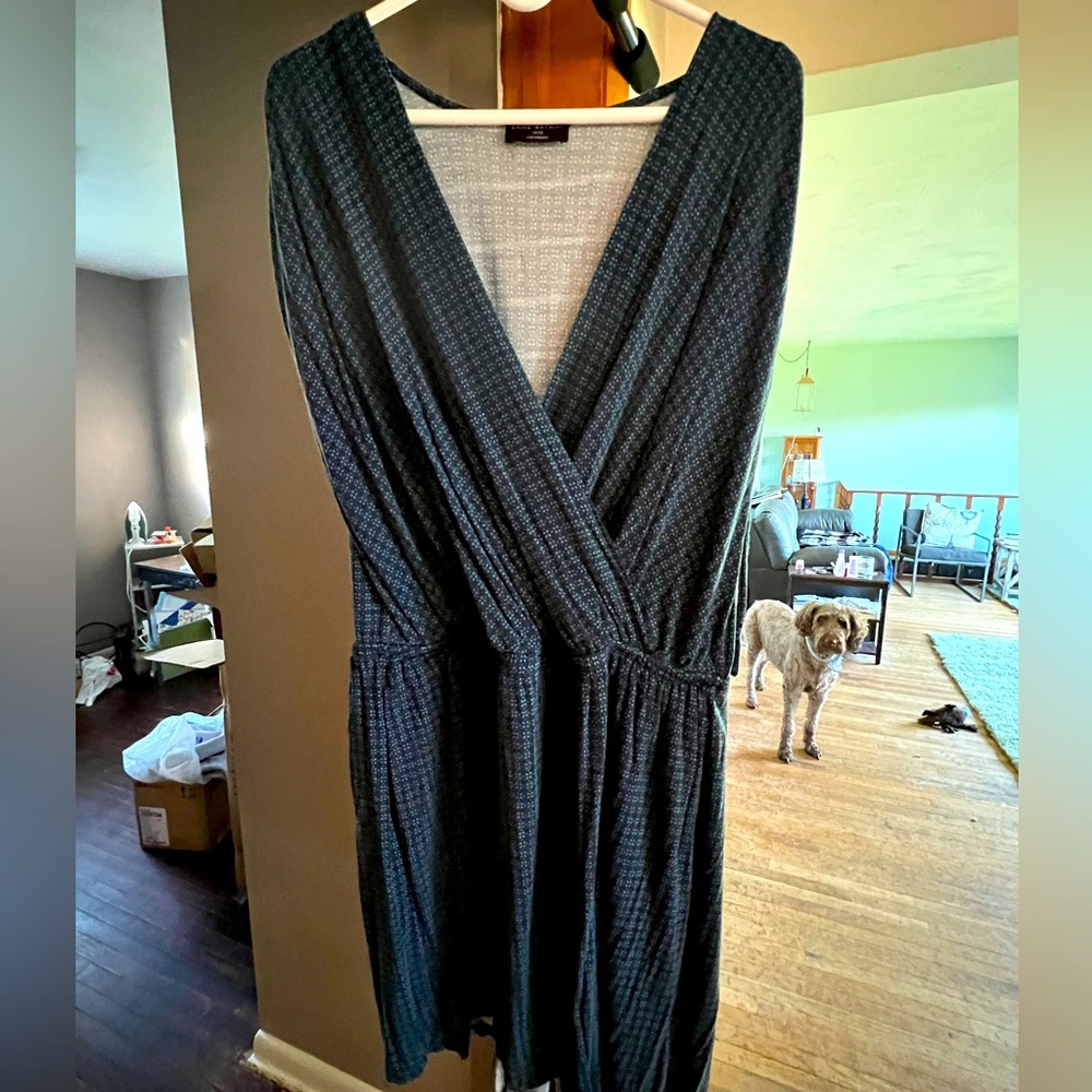 Dark Green & Blue Romper